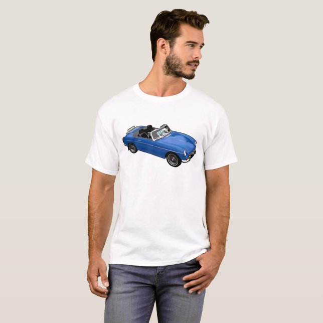Blauer Roadster T-Shirt (Vorne ganz)