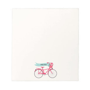 Blauer Rosa Monster Notizblock