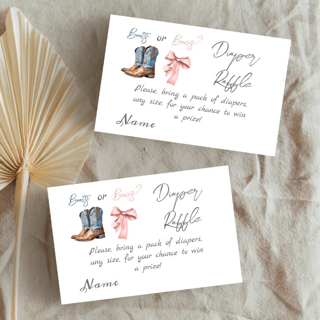 Blauer rosa Party-Aufdeckungskalender für Stiefel  Begleitkarte (Von Creator hochgeladen)