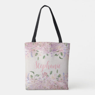 Blauer Rosa Personalisierter Name