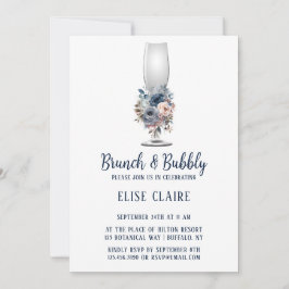 Blauer Rosenstopp, Brunch & Bubbly Einladung