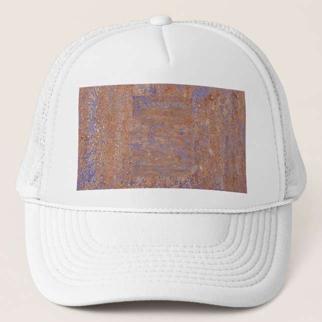 Blauer Rust Truckerkappe (Vorderseite)