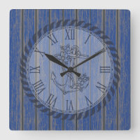 Blauer rustikaler gemalter hölzerner