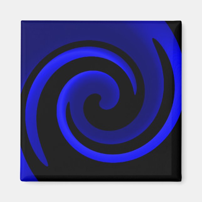 Blauer Saphir Magnet (Vorne)