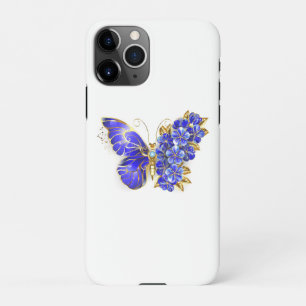 Blauer Saphir Schmetterling iPhone 11Pro Hülle