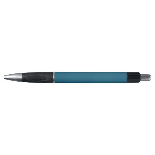 Blauer Saphir (Vollfarbe) Kugelschreiber (Vorderseite)
