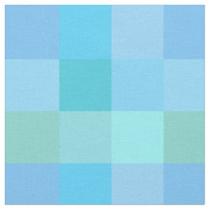 Blauer Schachbrettmuster Stoff
