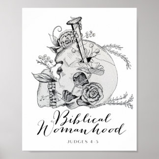 Blauer Schädel - Jael und Zinnpeg Poster