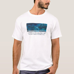 Blauer Schatten, Maler und Dekoratorwerbung T-Shirt