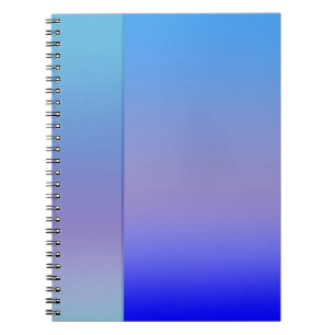Blauer Schatten Notizblock
