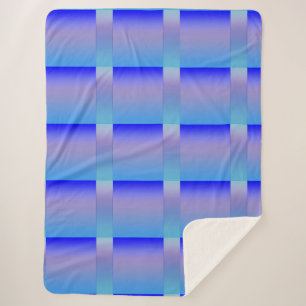Blauer Schatten Sherpadecke