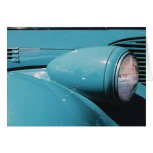 Blauer Scheinwerfer