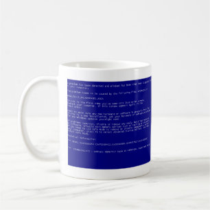 Blauer Schirm Kaffeetasse