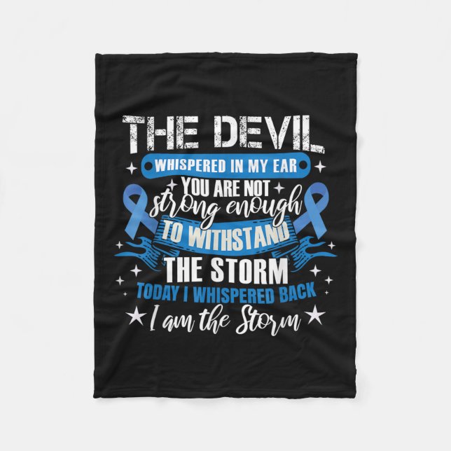 Blauer Schleim _ Kolonskopie Kolorektalkarzinom W Fleecedecke (Vorderseite)