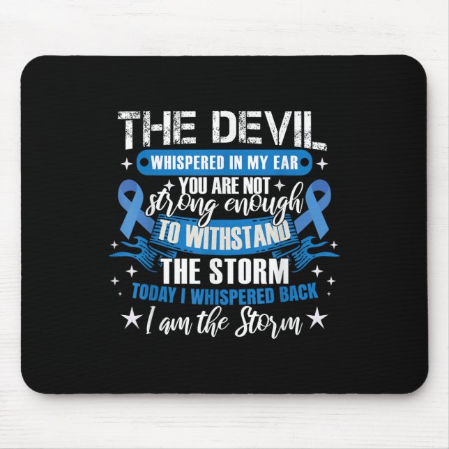 Blauer Schleim _ Kolonskopie Kolorektalkarzinom W Mousepad (Vorne)