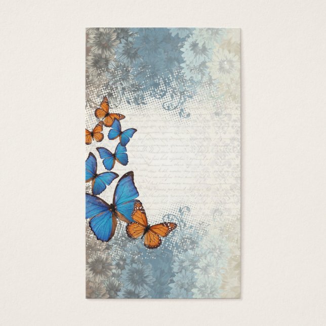 Blauer Schmetterling (Vorderseite)