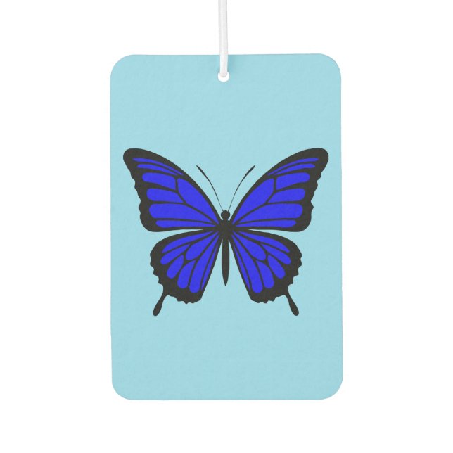 Blauer Schmetterling Autolufterfrischer (Vorderseite)