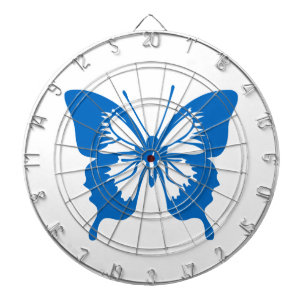 Blauer Schmetterling Dartscheibe