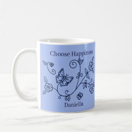 Blauer-Schmetterling-Erinnerungstasse Kaffeetasse