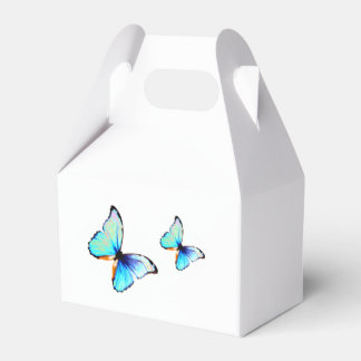 Blauer Schmetterling Geschenkschachtel