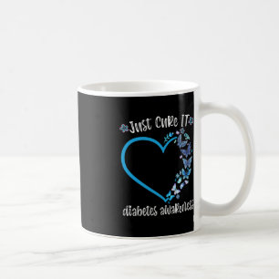 Blauer Schmetterling heilt es Diabetes im November Kaffeetasse