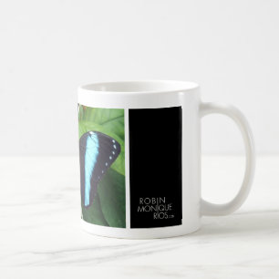Blauer Schmetterling Kaffeetasse