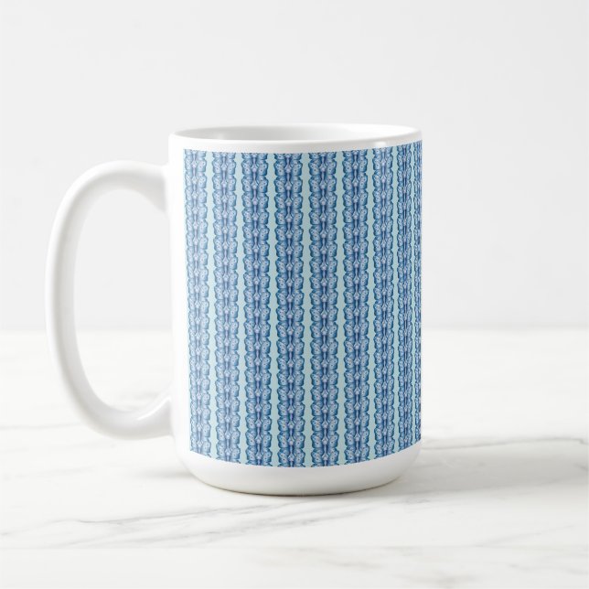 Blauer Schmetterling Kaffeetasse (Links)