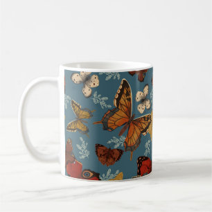 Blauer Schmetterling Kaffeetasse