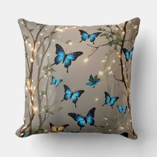 Blauer Schmetterling 🦋 Kissen