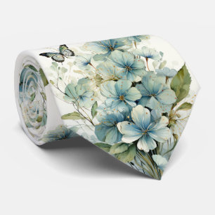 Blauer Schmetterling Krawatte