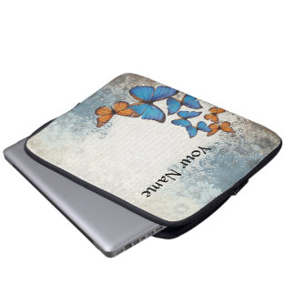 Blauer Schmetterling Laptopschutzhülle