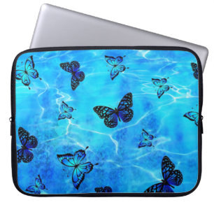 Blauer Schmetterling Laptopschutzhülle