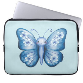 Blauer Schmetterling Laptopschutzhülle