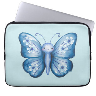 Blauer Schmetterling Laptopschutzhülle