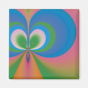 Blauer Schmetterling Magnet