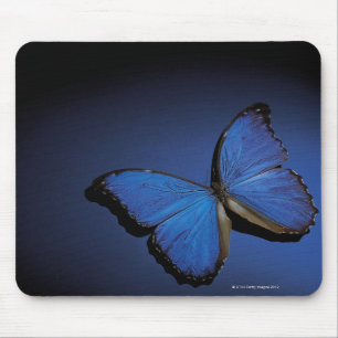 Blauer Schmetterling Mousepad