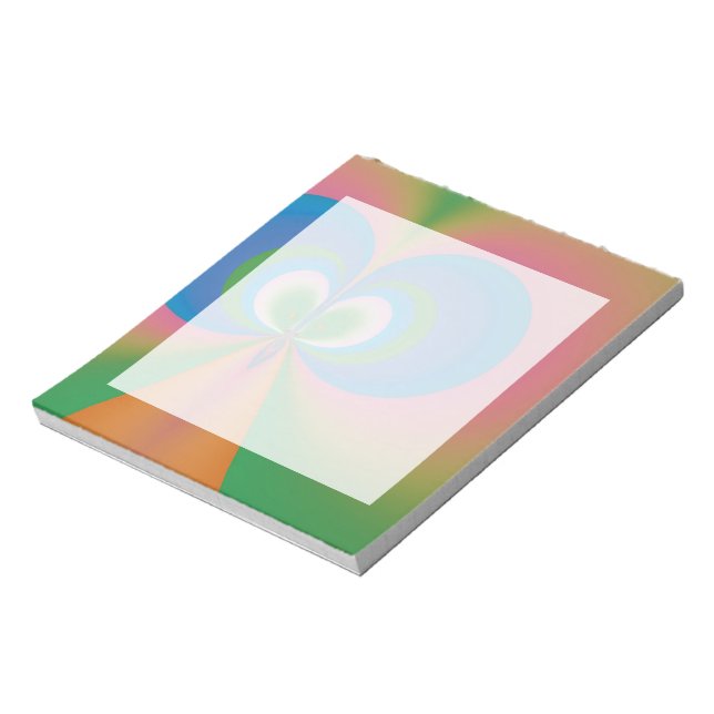 Blauer Schmetterling Notizblock (Rotiert)
