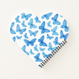 Blauer Schmetterling Notizbuch