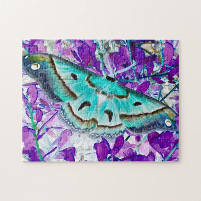 Blauer Schmetterling-Puzzle Puzzle (Horizontal)