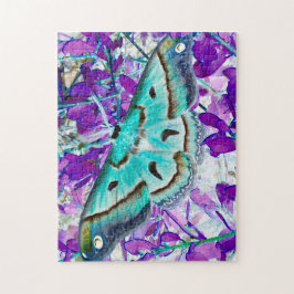 Blauer Schmetterling-Puzzle Puzzle