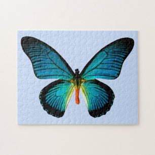 Blauer Schmetterling-Puzzle Puzzle