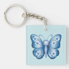 Blauer Schmetterling Schlüsselanhänger