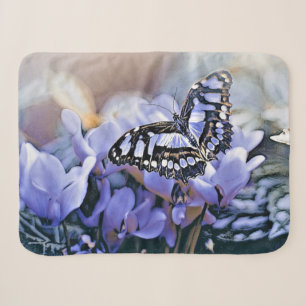 Blauer Schmetterling Sherpadecke