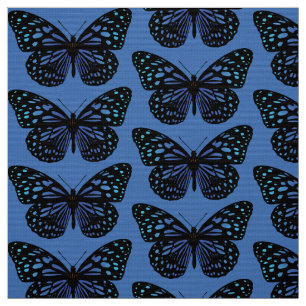 Blauer Schmetterling Stoff