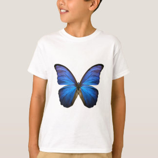 Blauer Schmetterling T-Shirt