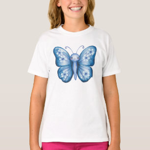 Blauer Schmetterling T-Shirt