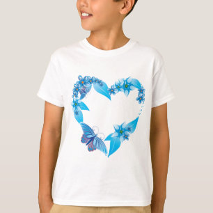 Blauer Schmetterling T-Shirt