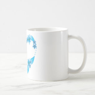 Blauer Schmetterling Tasse