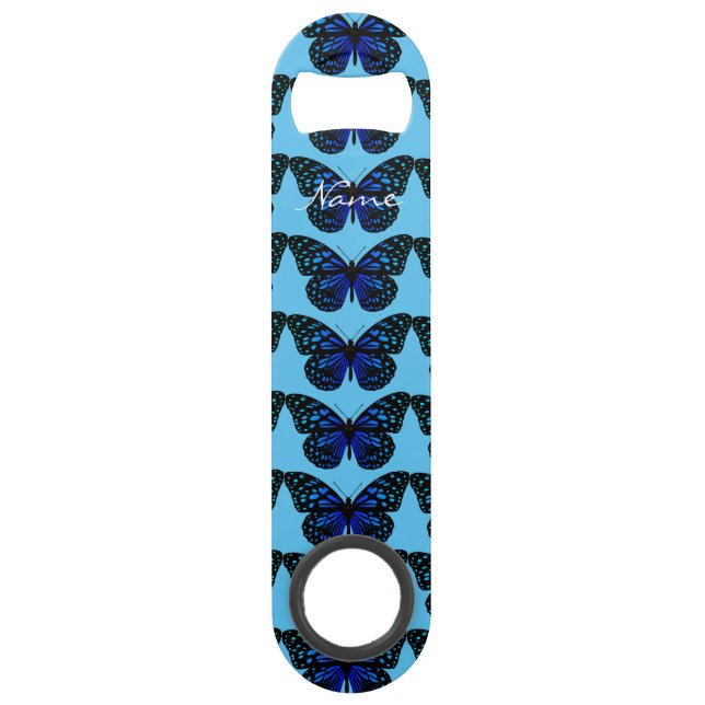 Blauer Schmetterling Thunder_Cove Speed Flaschenöffner (Vorderseite)