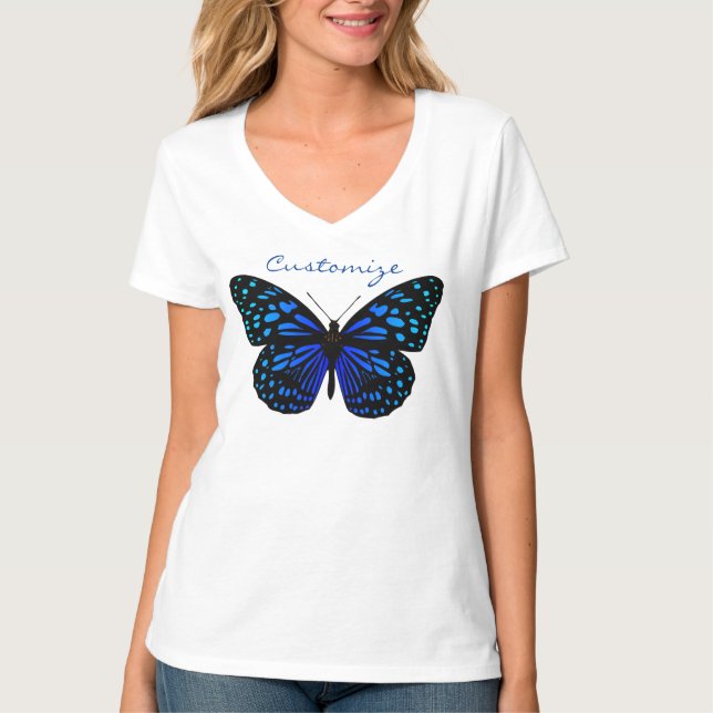 Blauer Schmetterling Thunder_Cove T - Shirt (Vorderseite)